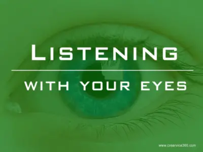 listening with your eyes