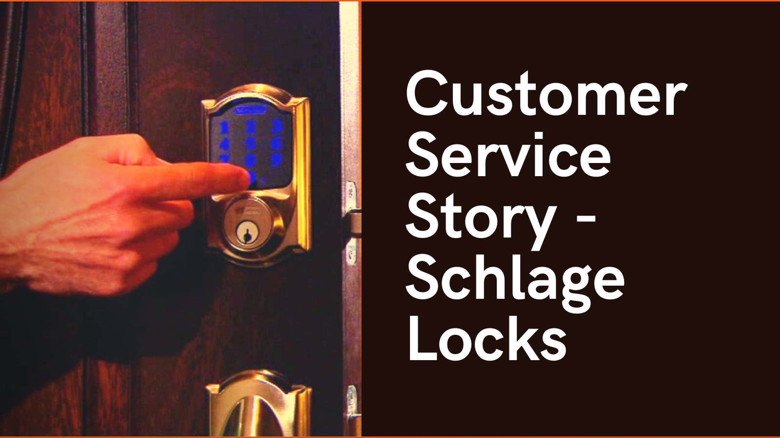Schlage on sale customer service